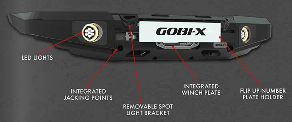 Gobi-X Toyota Bumpers & Wheel Carriers